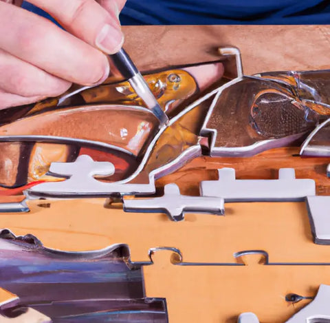 Comment peindre un puzzle 3D en bois