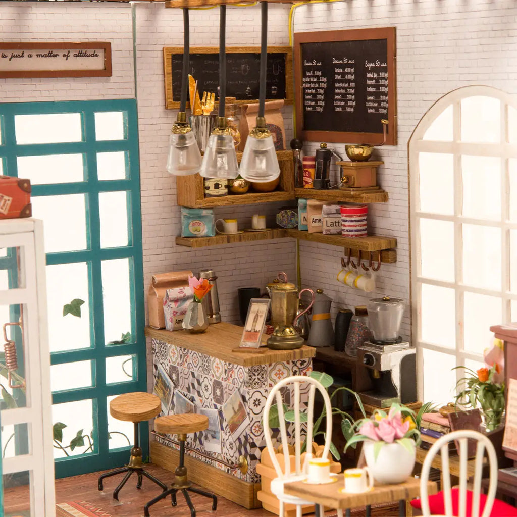Maison Miniature Simon’s Coffee house