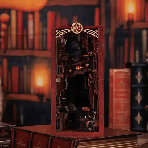 Book Nook Flame Common Room